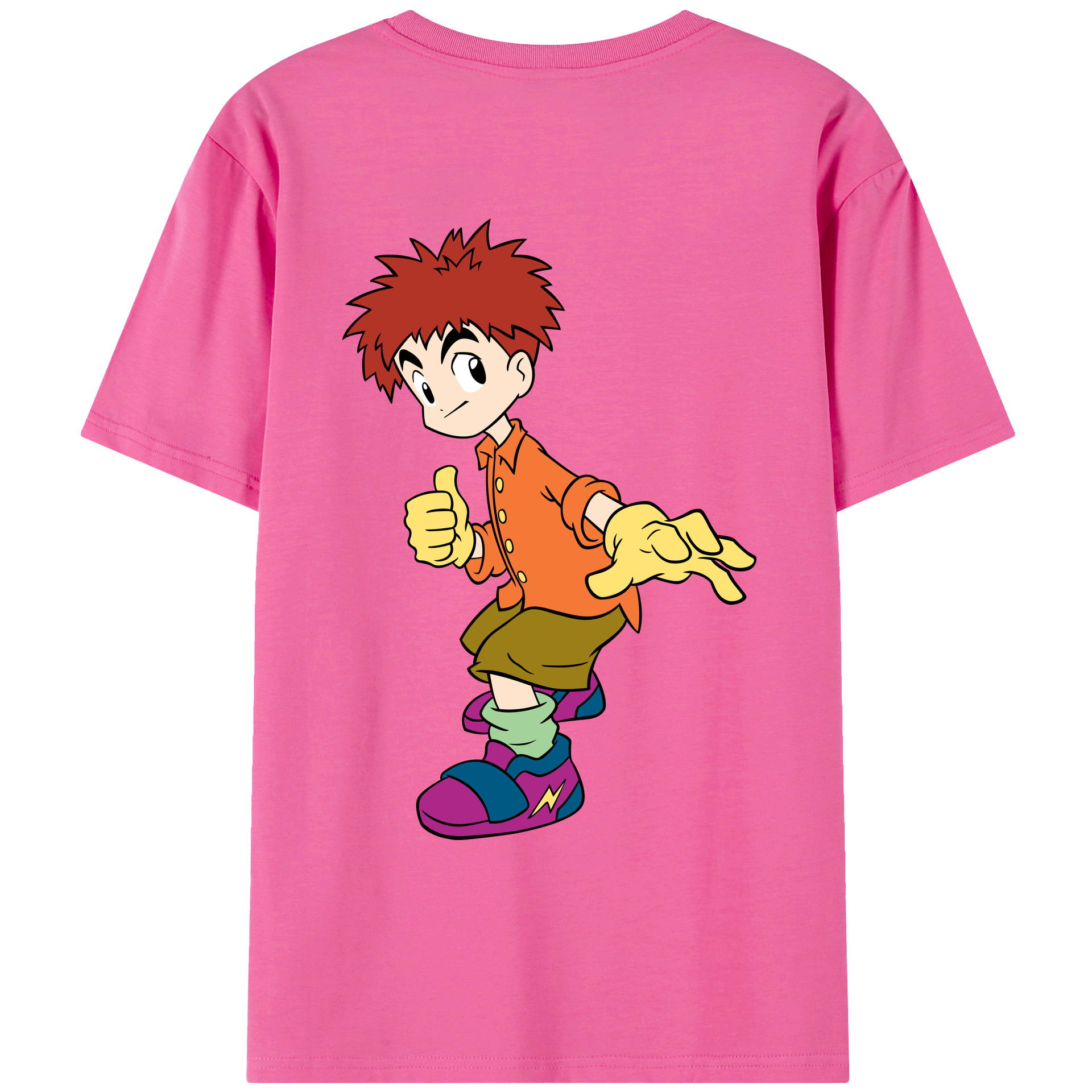 （画像用） Digimon デジタルモンスター/デジモン レディース半袖Tシャツ(バックプリント)